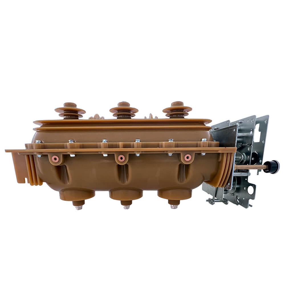Chave de 3 fases de 12kV com mecanismo de operação manual para interruptor de quebra de carga SF6 disjuntor de gás
