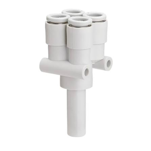 Série KQ2X / KQ2XD que reduz o encaixe push-in multidirecional