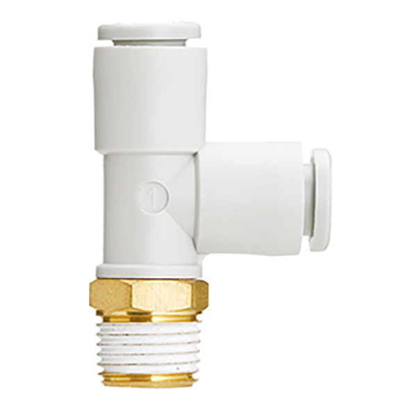Encaixe push-in em T macho série KQ2Y