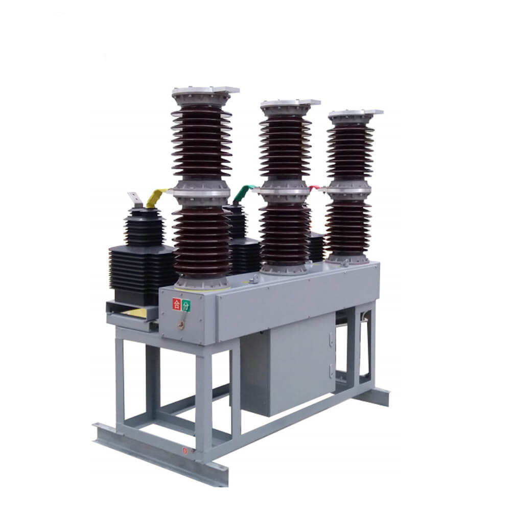 ZW7-40.5KV Alta tensão 3 Pólos interruptores 35kV H.V. Disjuntor de vácuo ao ar livre